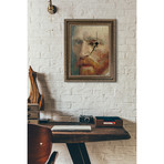 Van Gogh Self Portrait (13"W x 17"H x 4"D)
