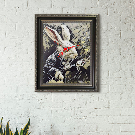 White Rabbit (13"W x 17"H x 4"D)