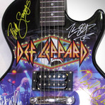 Def Leppard // Band Autographed Guitar