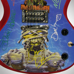 Iron Maiden // Band Autographed Guitar