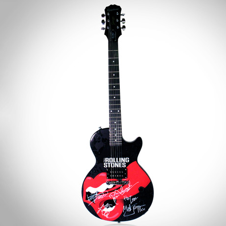 Rolling Stones // Band Autographed Guitar