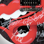 Rolling Stones // Band Autographed Guitar