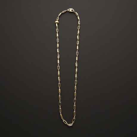 Two Tone Ball Bullet Chain