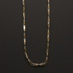 Two Tone Fancy Bullet Chain