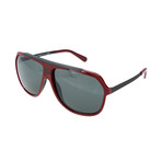 Fin Sunglasses // Burgundy + Black