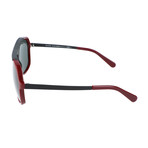 Fin Sunglasses // Burgundy + Black