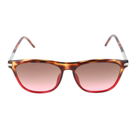 Lacklan Sunglasses // Brown + Red