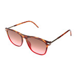 Lacklan Sunglasses // Brown + Red