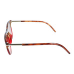 Lacklan Sunglasses // Brown + Red