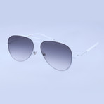 Hiraldo Sunglasses // White