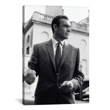 Film Still Of Sean Connery In Goldfinger II (26"W x 18"H x 0.75"D)