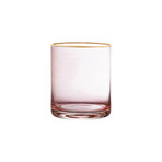 Vivienne Pink + Gold Old Fashion Glasses // Set of 4