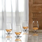 Daphne Sauvignon Glasses // Gold // Set of 4