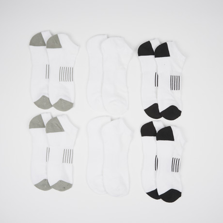 Arch Support Low Cut Socks // 6 Pairs