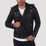 Union Leather Jacket // Black (L)