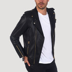 Union Leather Jacket // Black (L)
