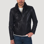 Kennedy Leather Jacket // Black (3XL)