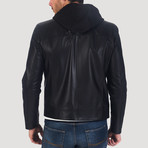 Kennedy Leather Jacket // Black (XL)