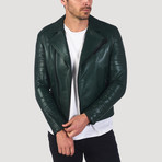 Kearny Leather Jacket // Green (L)