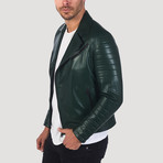 Kearny Leather Jacket // Green (XL)