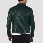 Kearny Leather Jacket // Green (M)