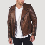 Junipero Leather Jacket // Light Brown (2XL)