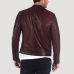 Bush Leather Jacket // Bordeaux (3XL)