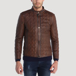 Belden Leather Jacket // Brown (2XL)