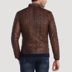 Belden Leather Jacket // Brown (M)