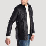 Alley Leather Jacket // Black (3XL)