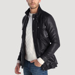 Alley Leather Jacket // Black (XS)