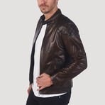 Skyline Leather Jacket // Chestnut (M)