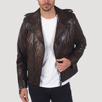 Franklin Leather Jacket // Chestnut (S)