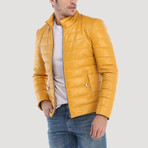 Jackson Leather Jacket // Yellow (2XL)