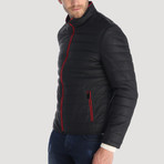 Filbert Leather Jacket // Navy (M)