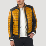 Macondray Leather Jacket // Yellow + Black (XL)