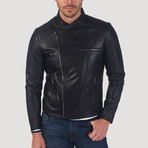Stockton Leather Jacket // Black (XS)
