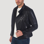 Stockton Leather Jacket // Black (3XL)