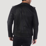 Guerro Leather Jacket // Brown Taffeta (XS)