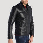 Lombard Leather Jacket // Black (S)