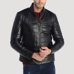 Lombard Leather Jacket // Black (M)