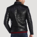 Lombard Leather Jacket // Black (S)
