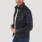 Ross Leather Jacket // Black (3XL)
