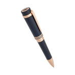 TIBALDI by Montegrappa // Classic Ballpoint // Blue Rose Gold Plated