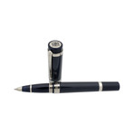 TIBALDI by Montegrappa // New York Rollerball // Blue Rhodium