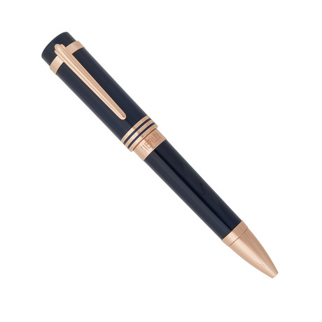 TIBALDI by Montegrappa // Classic Ballpoint // Blue Rose Gold Plated