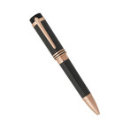 TIBALDI by Montegrappa // New York Ballpoint // Black Rose Gold Plated