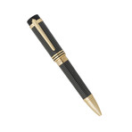 TIBALDI by Montegrappa // New York Ballpoint // Black Yellow Gold Plated