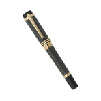 TIBALDI by Montegrappa // New York Rollerball // Black Yellow Gold Plated