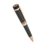 TIBALDI by Montegrappa // New York Ballpoint // Black Rose Gold Plated